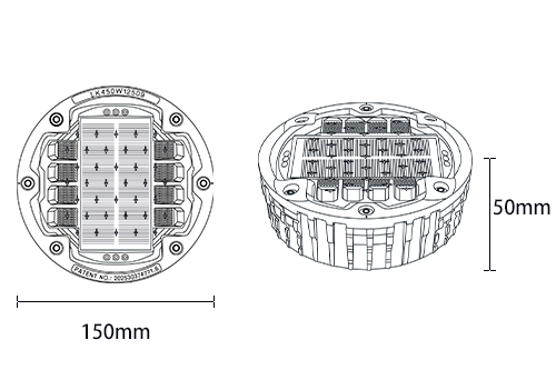 Lik450 Solar Road Studs – Cast Aluminum | 80-Ton Load Bearing | IP68 Waterproof | Five Light Colors Lik450 Solar Road Studs – Cast Aluminum | 80-Ton Load Bearing | IP68 Waterproof | Five Light Colors