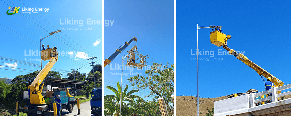 Liking Energy's Commercial Solar Street Light Features