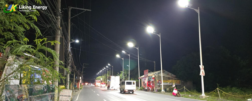 high power solar street light